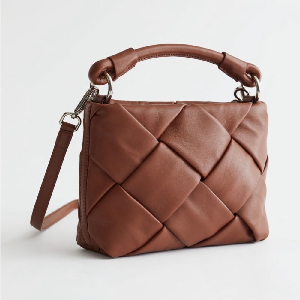 & Other Stories Braided Leather Crossbody